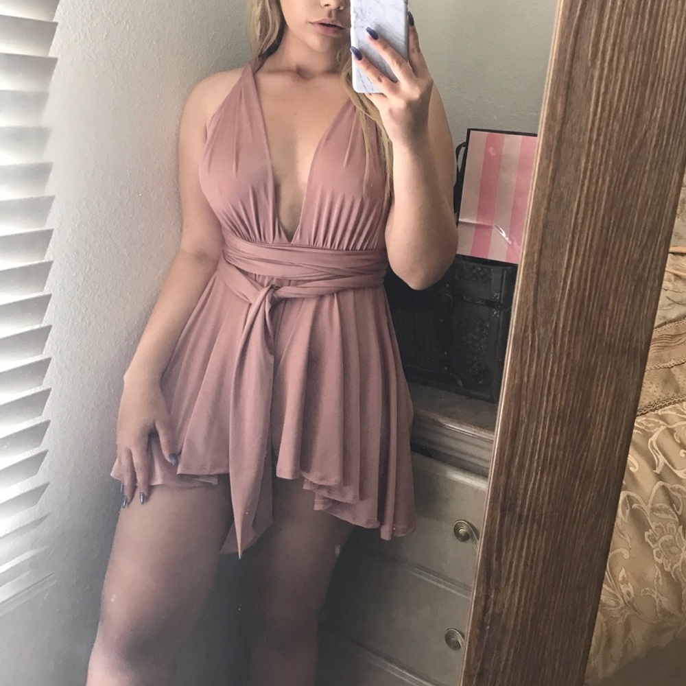 Satin Formal Dress/Romper